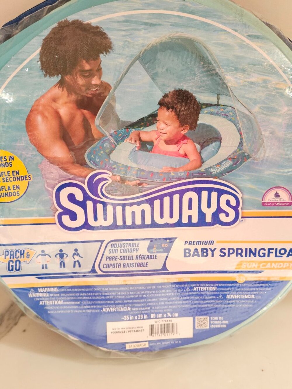 SWIMWAYS Premium Baby Springfloat - NEW!!!!!!!